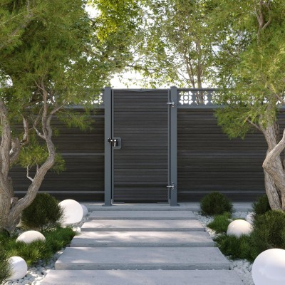 Cheadle Gate Set - Graphite Grey Panels - 1200mm High